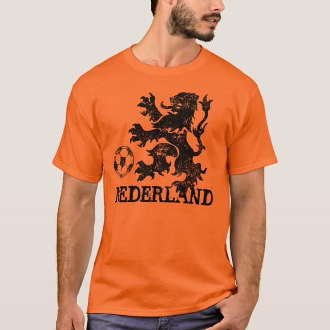 Nederländsk fotboll tee shirt (Framsida)