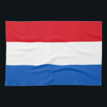 Nederländsk Holland flagga Kökshandduk<br><div class="desc">Flagga av Nederländerna.</div>
