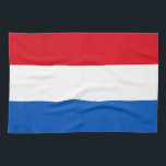 Nederländsk Holland flagga Kökshandduk<br><div class="desc">Flagga av Nederländerna.</div>