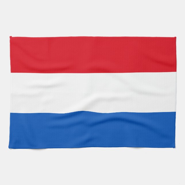 Nederländsk Holland flagga Kökshandduk (Horisontell)