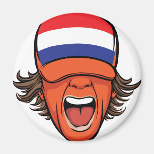 Nederländsk sportfantast magnet