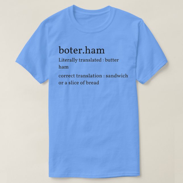 nederländsk text, nederländsk textbild t shirt (Design framsida)