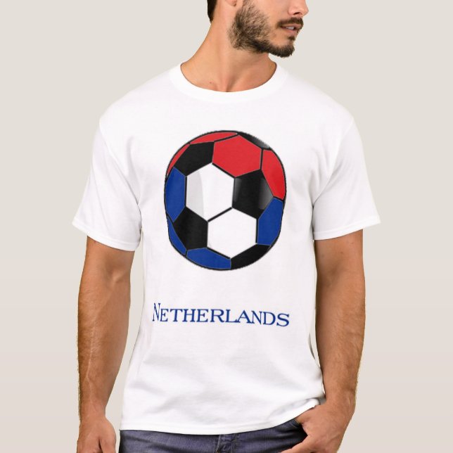 Nederländsk vmfotbollT-tröja T-shirt (Framsida)
