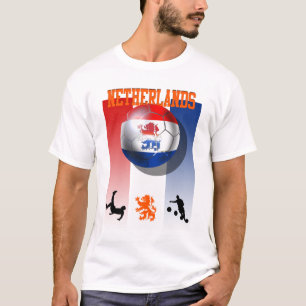 Nederländsk Voetbal Oranje affisch Tee