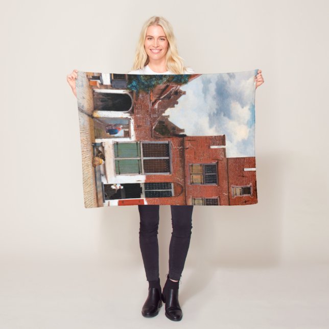 Nederländska Alley, Johannes Vermeer Fleecefilt (På plats)