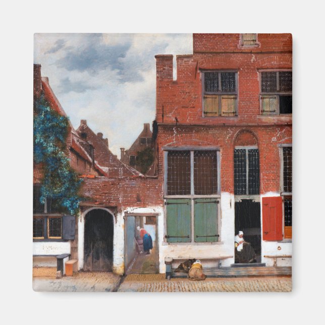 Nederländska Alley, Johannes Vermeer Magnet (Framsidan)