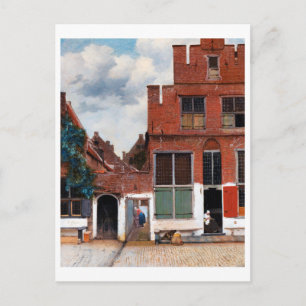 Nederländska Alley, Johannes Vermeer Vykort