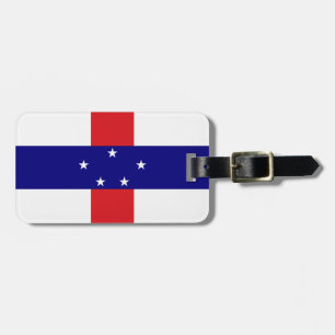 Nederländska Antillerna flagga Bagagebricka