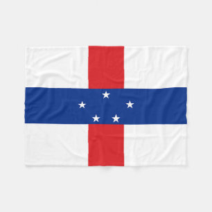 Nederländska Antillerna Flagga Fleecefilt