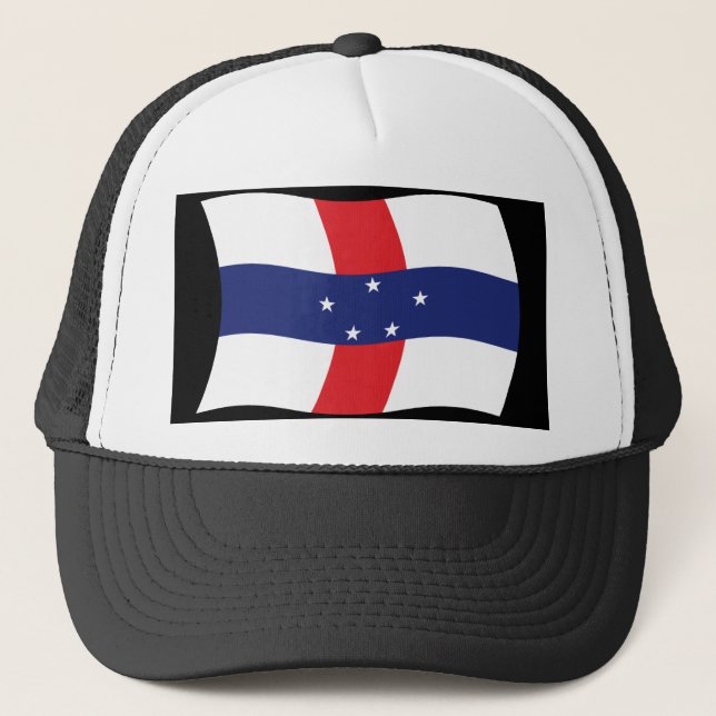 Nederländska Antillerna Flagga Hatt Keps (Framsida)