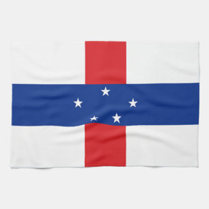 Nederländska Antillerna Flagga Kökshandduk