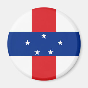Nederländska Antillerna Flagga Magnet