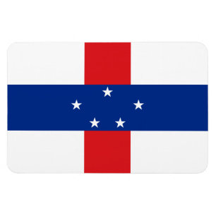 Nederländska Antillerna Flagga Magnet
