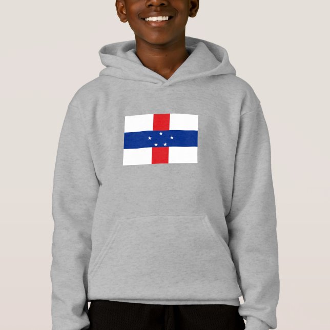 Nederländska Antillerna Flagga T Shirt (Framsida)