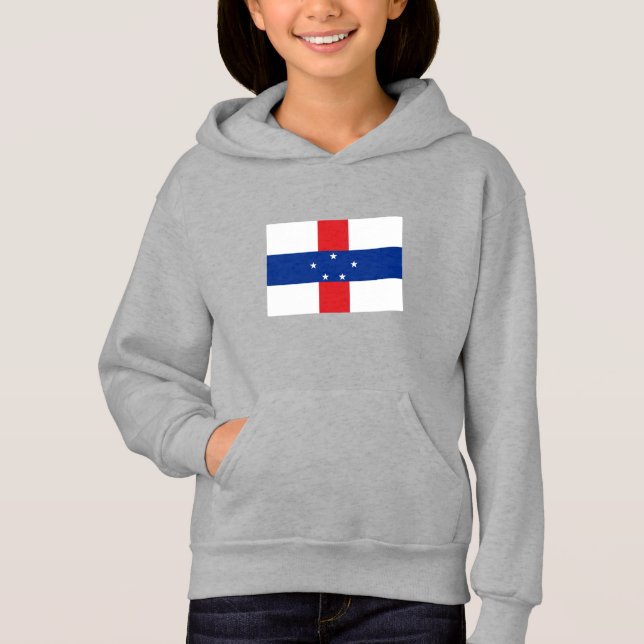Nederländska Antillerna Flagga T Shirt (Framsida)