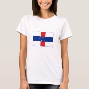Nederländska Antillerna Flagga T Shirt