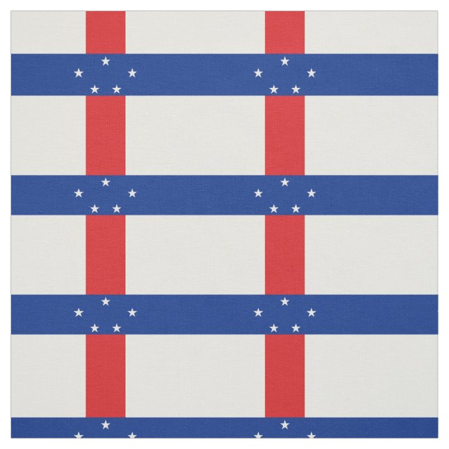 Nederländska Antillerna Flagga Tyg (Provkarta)