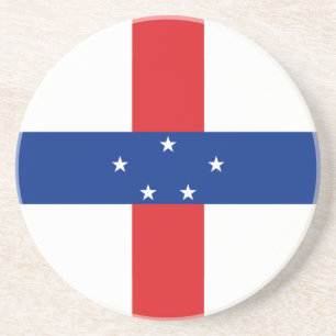 Nederländska Antillerna Flagga Underlägg