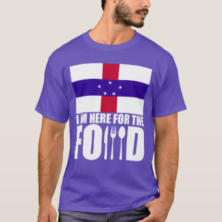 Nederländska Antillerna souvenir mat respresent gi T Shirt