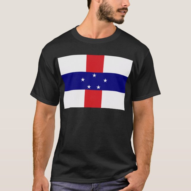 Nederländska Antillerna Tee Shirt (Framsida)