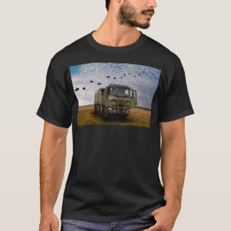 Nederländska armén Kl Lastbil och Paradrop. T Shirt