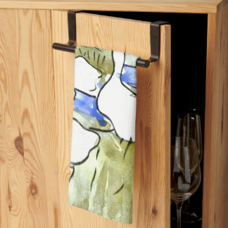 Nederländska Art nouveau Ankor och gäss Kökshandduk