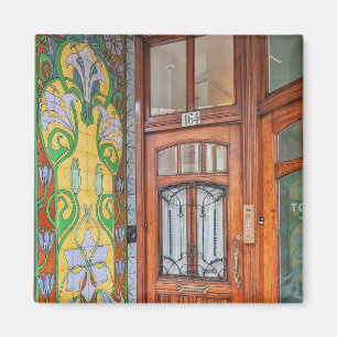 Nederländska Art nouveau Door Magnet