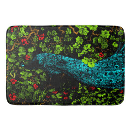 Nederländska Art nouveau Peacock and Butterfly Badrumsmatta