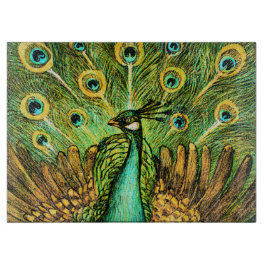 Nederländska Art nouveau Peacock och Chickens