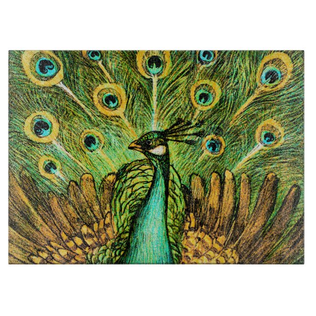 Nederländska Art nouveau Peacock och Chickens (Framsidan)