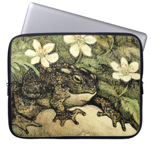 Nederländska Art nouveau Toad och Dogwood Laptop Fodral