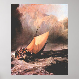 Nederländska båtar i en skal av Joseph Mallord Tur Poster