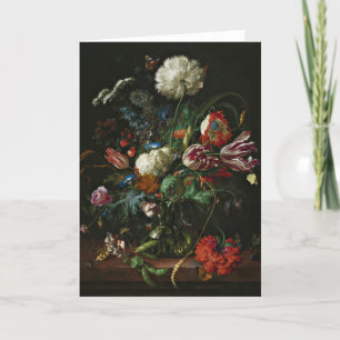 Nederländska blommor, fortfarande livlig konst tack kort
