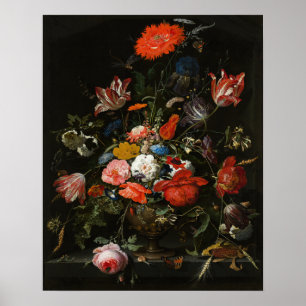 Nederländska blommor, trots att livlig konst Poste Poster
