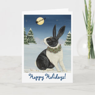 Nederländska Bunny Rabbit - Hoppy Helgdagars! Kort