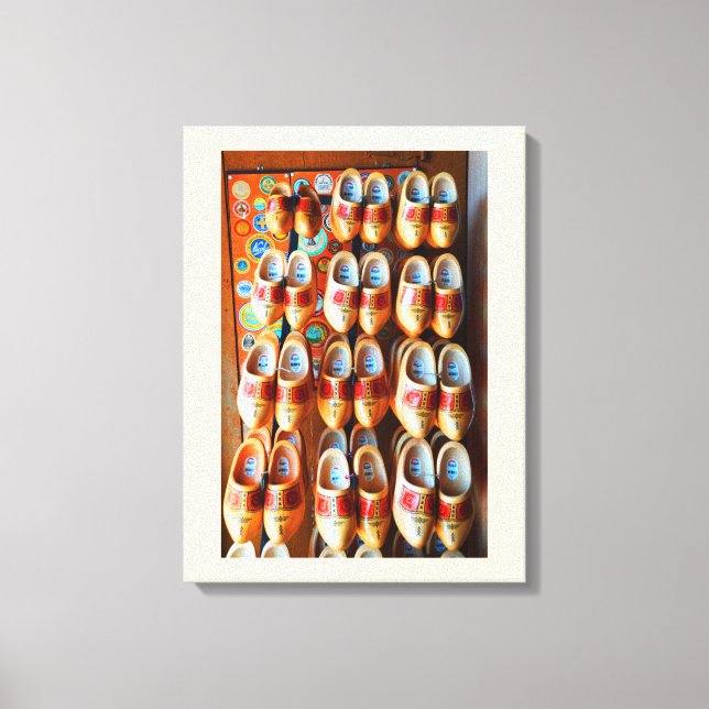 Nederländska clogs canvastryck (Framsida)