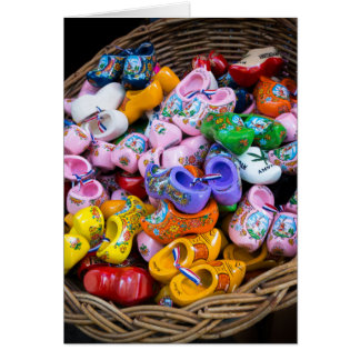 Nederländska Clogs Hälsningskort