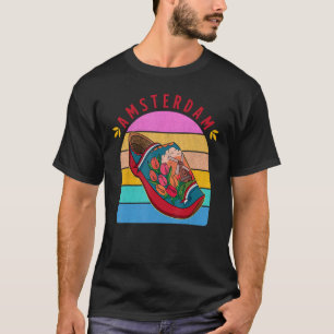 Nederländska clogs Klomp-skor Nederländerna Hollan T Shirt