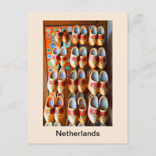 Nederländska clogs Nederländerna Vykort