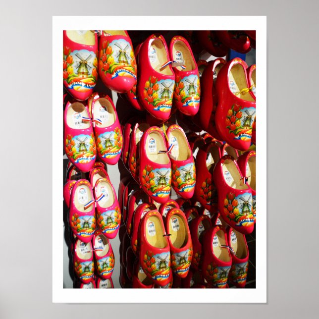 Nederländska clogs poster (Framsidan)