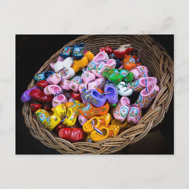 Nederländska Clogs Vykort (Framsida)