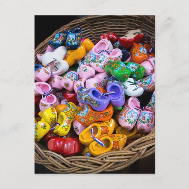 Nederländska Clogs Vykort (Framsida)