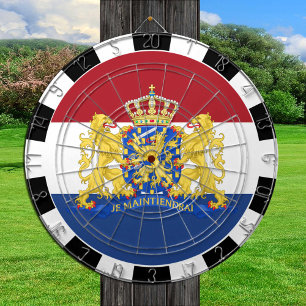 Nederländska Dartboard, sporten, nederländska Flag Darttavla