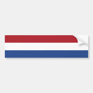 Nederländska Flagga Bildekal