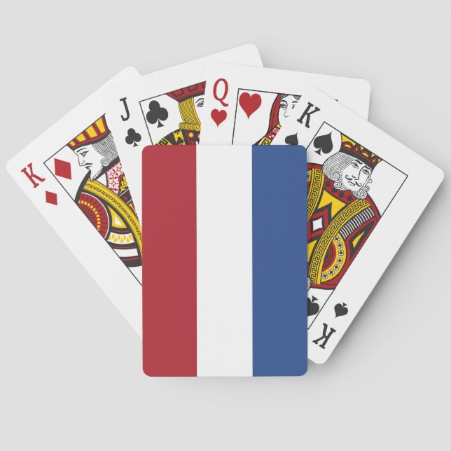 Nederländska Flagga Casinokort (Baksidan)