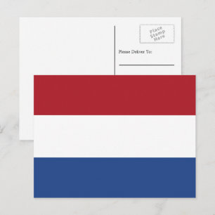 Nederländska Flagga, Flagga Nederländerna Vykort