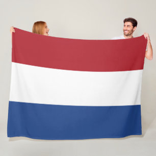 Nederländska Flagga Fleecefilt