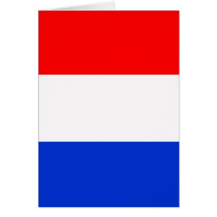 Nederländska Flagga Hälsningskort