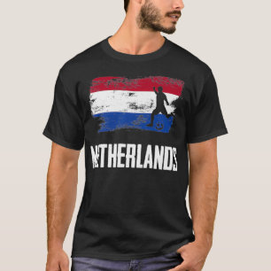 Nederländska Flagga Jersey Dutch Soccer Team Dutc T Shirt