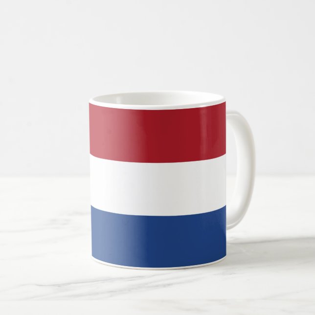 Nederländska Flagga Kaffemugg (Framsida höger)